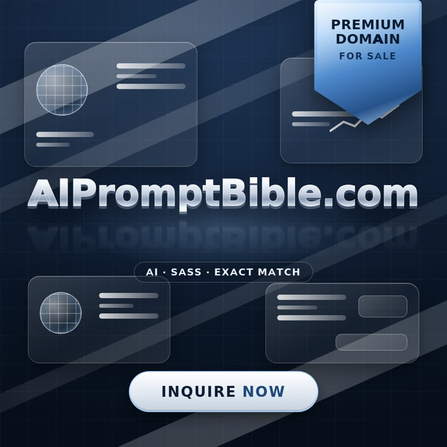 AIPromptBible.com domain name for sale