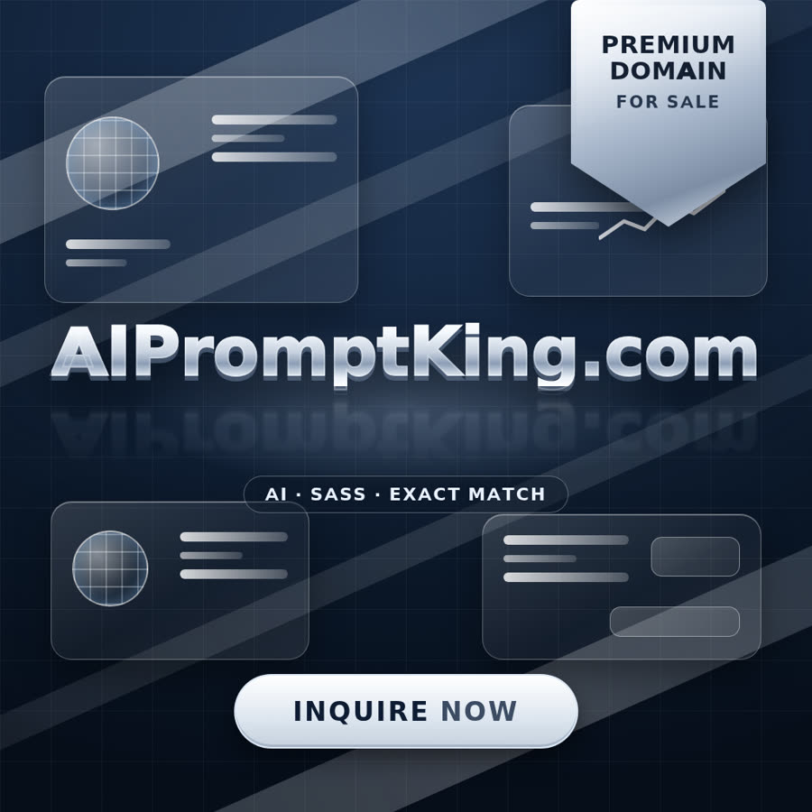 AIPromptKing.com domain name for sale