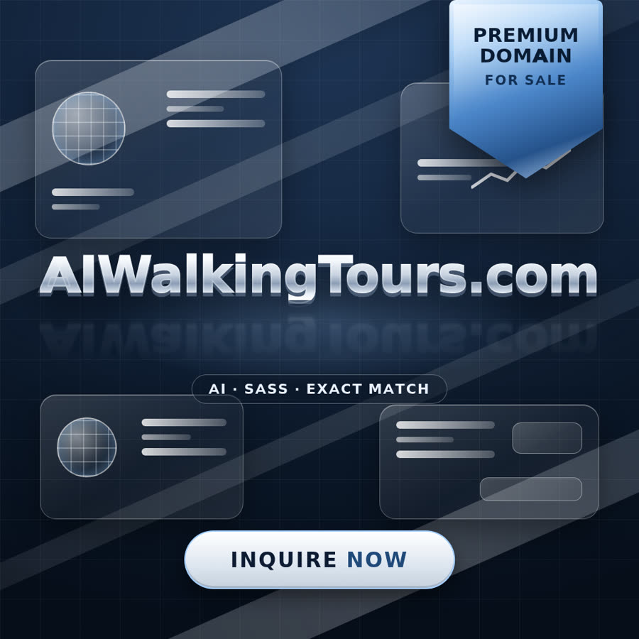 AIWalkingTours.com domain name for sale