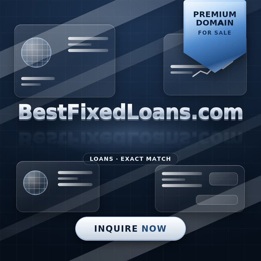 BestFixedLoans.com domain name for sale