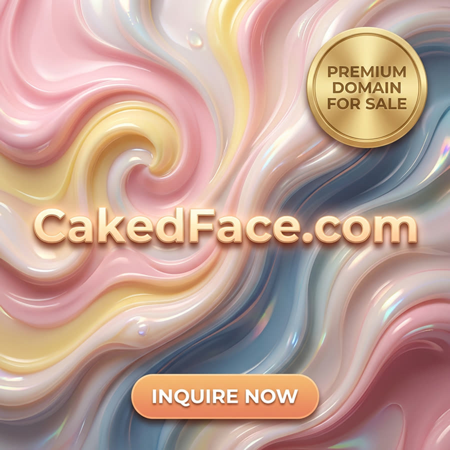 Cakedface.com domain name for sale
