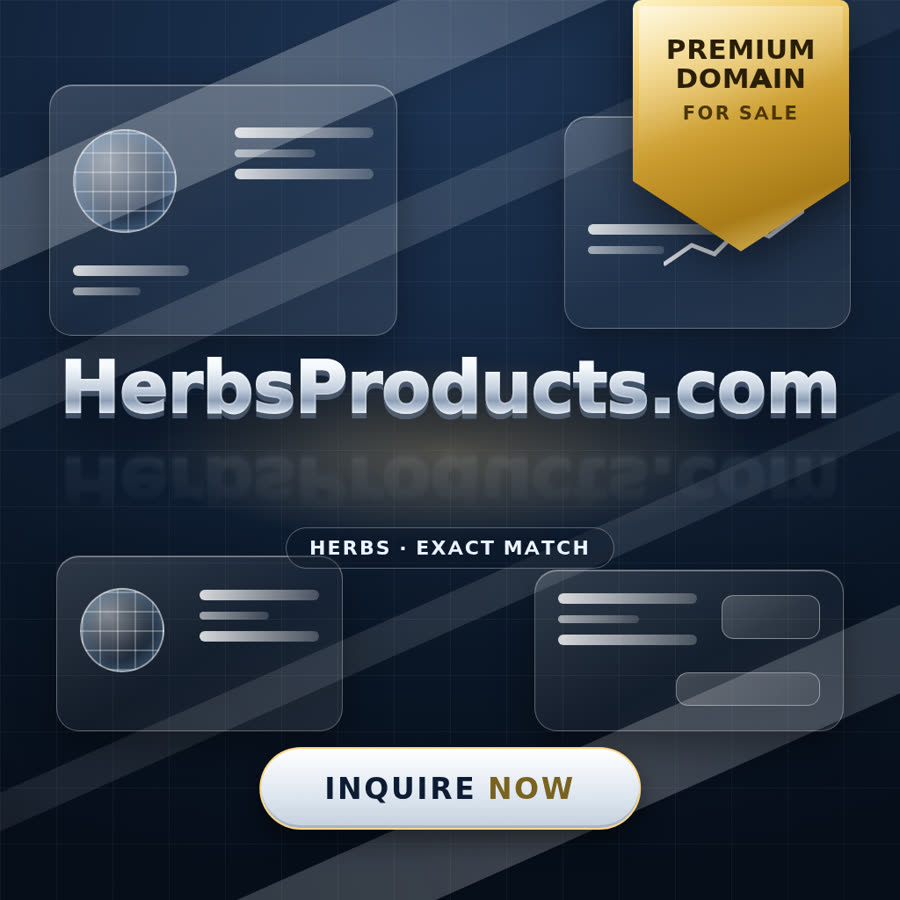 HerbsProducts.com domain name for sale