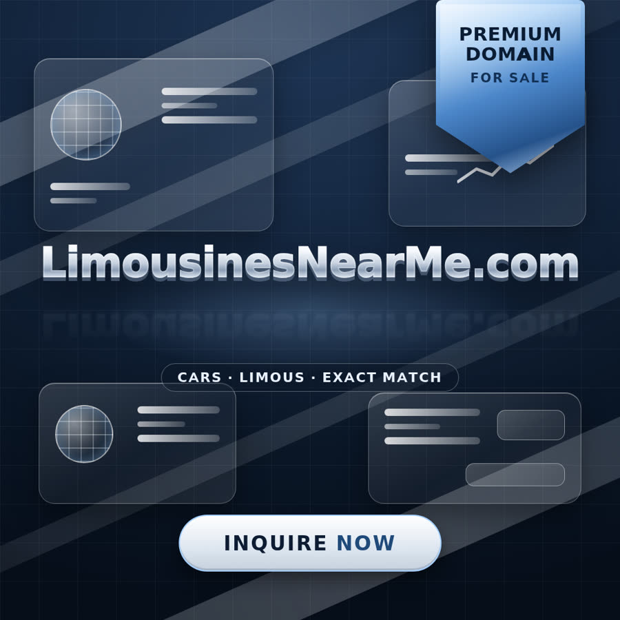 LimousinesNearMe.com domain name for sale