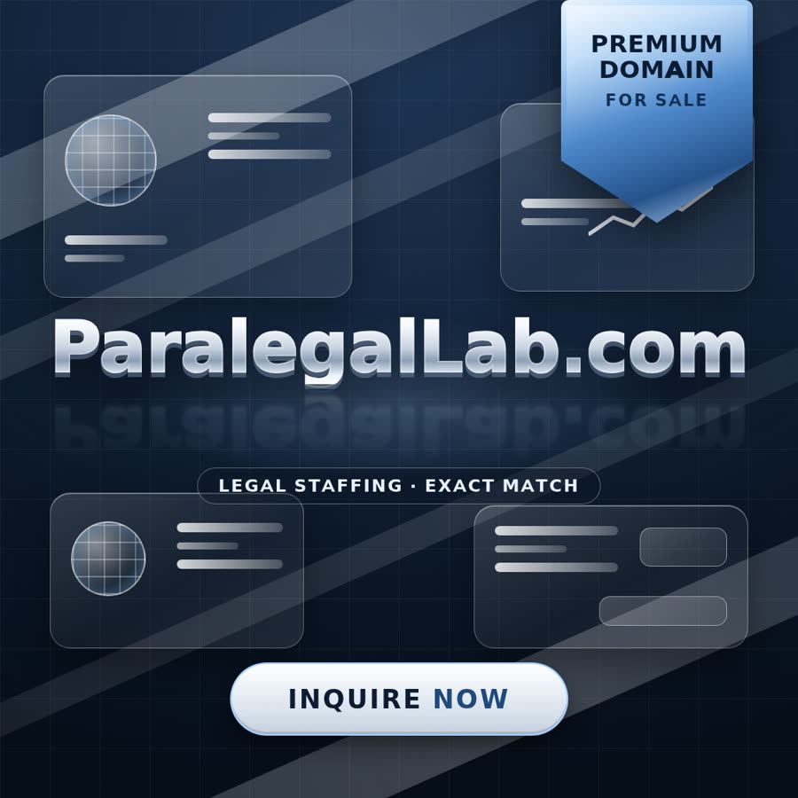 ParalegalLab.com domain name for sale