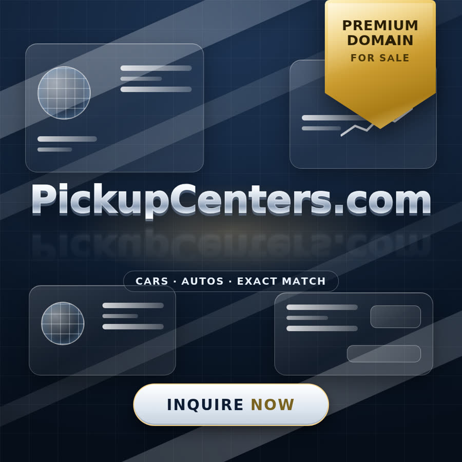 PickupCenters.com domain name for sale