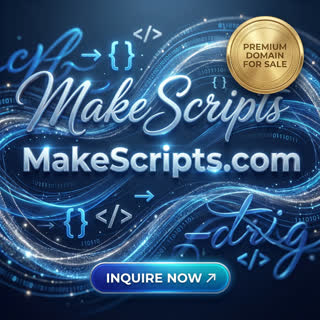 Makescripts.com for sale