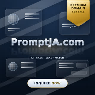 PromptJA.com for sale