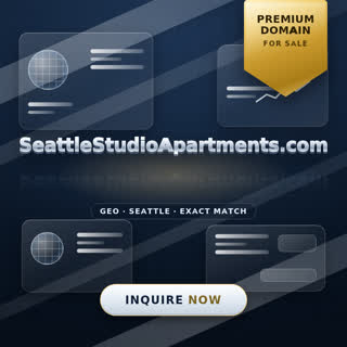 SeattleStudioApartments.com for sale